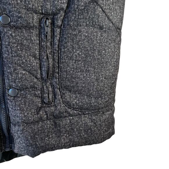 Dang Kko Mens Puffer Hooded Vest Gray Size Large Gorp Core Neutral Winter Casual - Picture 6 of 10
